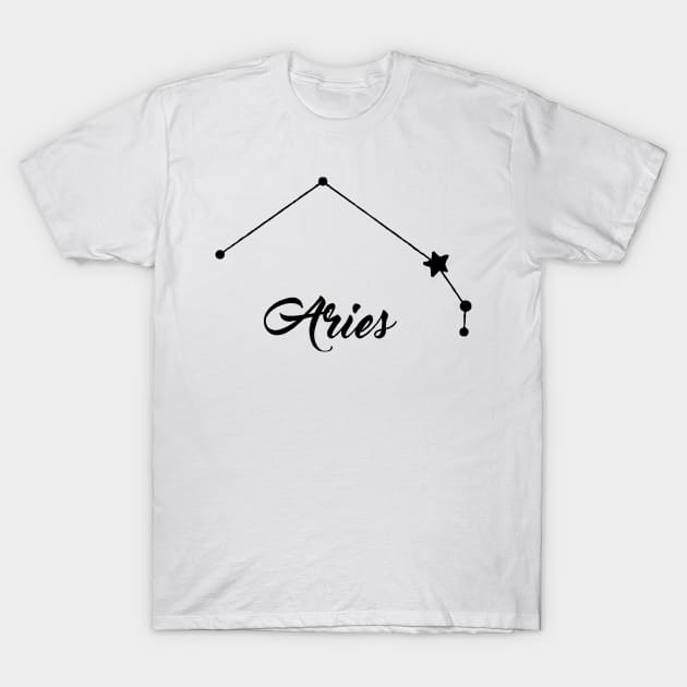 Aries - Black print T-Shirt by smgonline